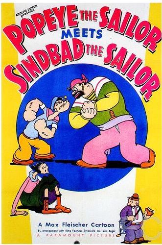 Папай-морячок встречается с Синдбадом-мореходом / Popeye the Sailor Meets Sindbad the Sailor (1936) смотреть онлайн, скачать - трейлер