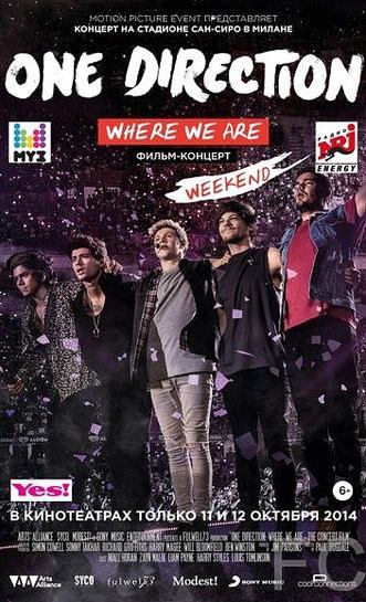One Direction: Где мы сейчас / One Direction: Where We Are (2014) смотреть онлайн, скачать - трейлер